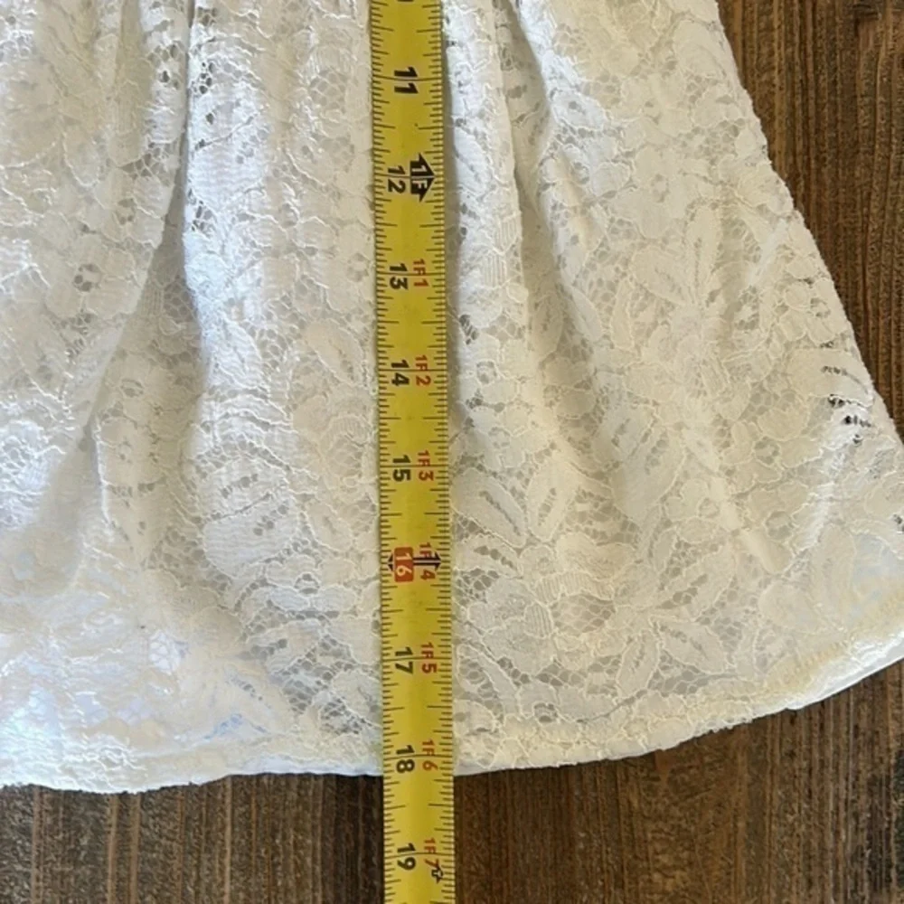 Carter’s Dress White Lace Fabric Size 2T